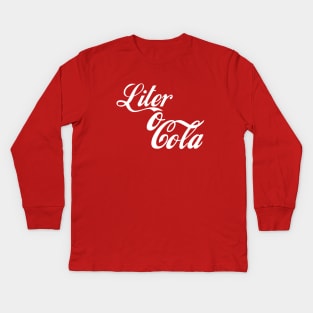 Liter 'O Cola Kids Long Sleeve T-Shirt